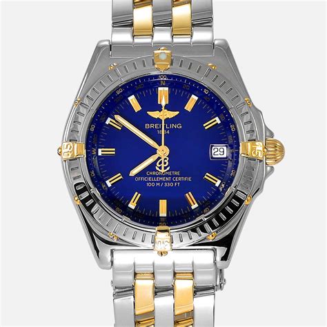 two tone breitling watch women|Breitling two tone chronometre automatic.